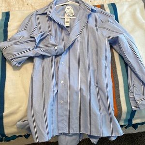 Long sleeve button up shirt dress !